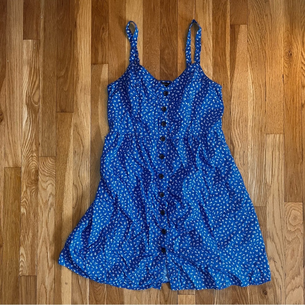 Banana Republic Blue Floral Dress